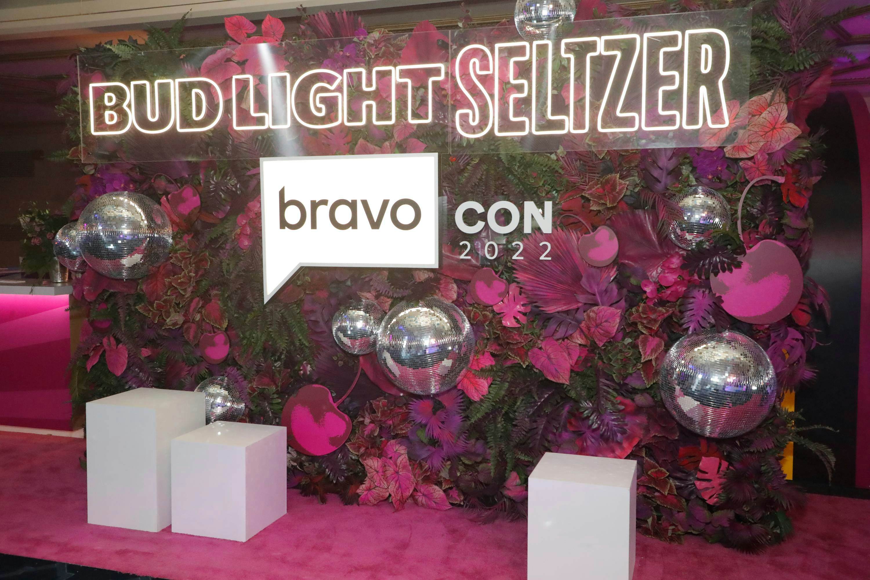 a Bud Light Seltzer setup at BravoCon