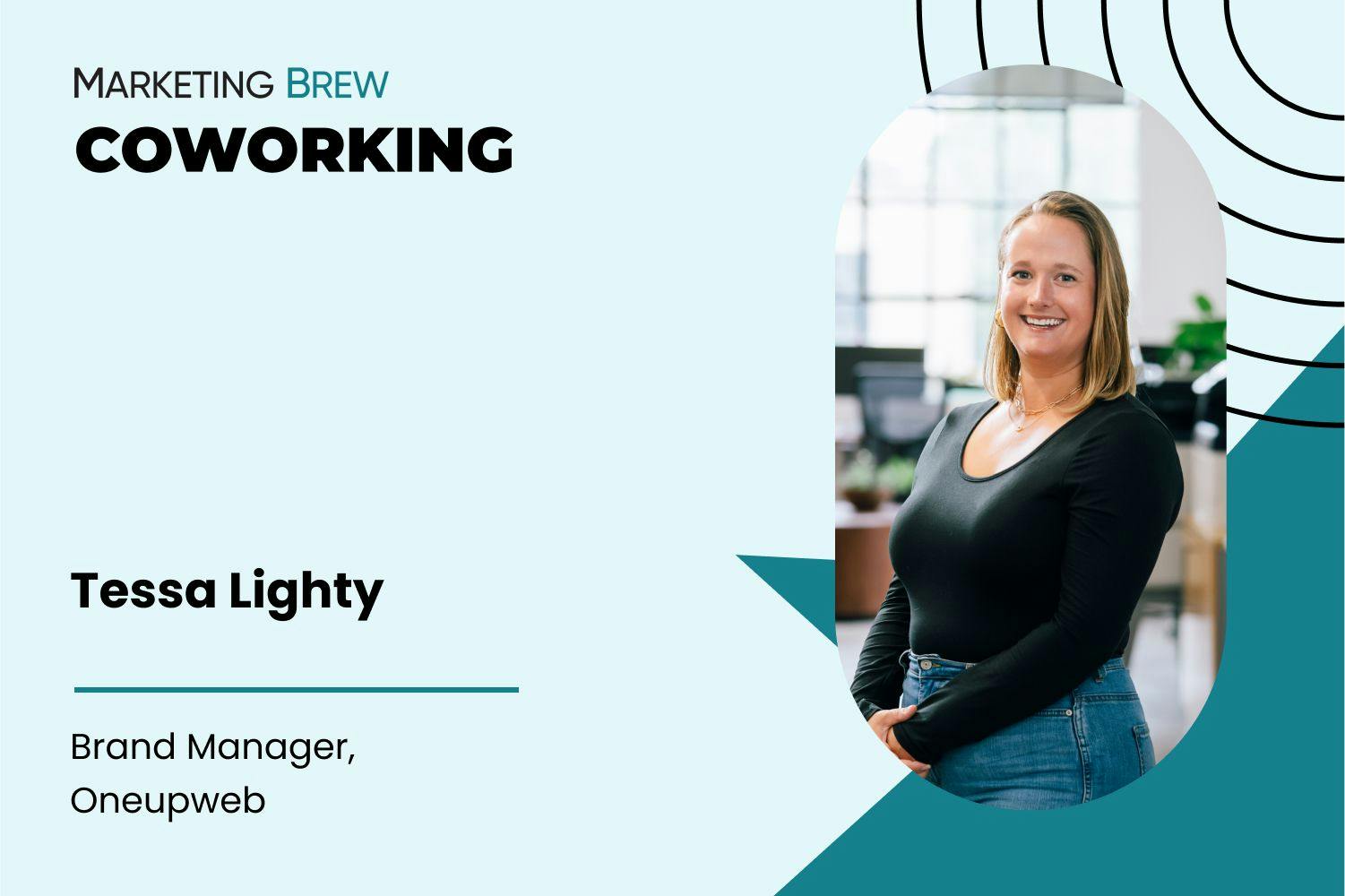 Tessa Lighty in Marketing Brew's Coworking