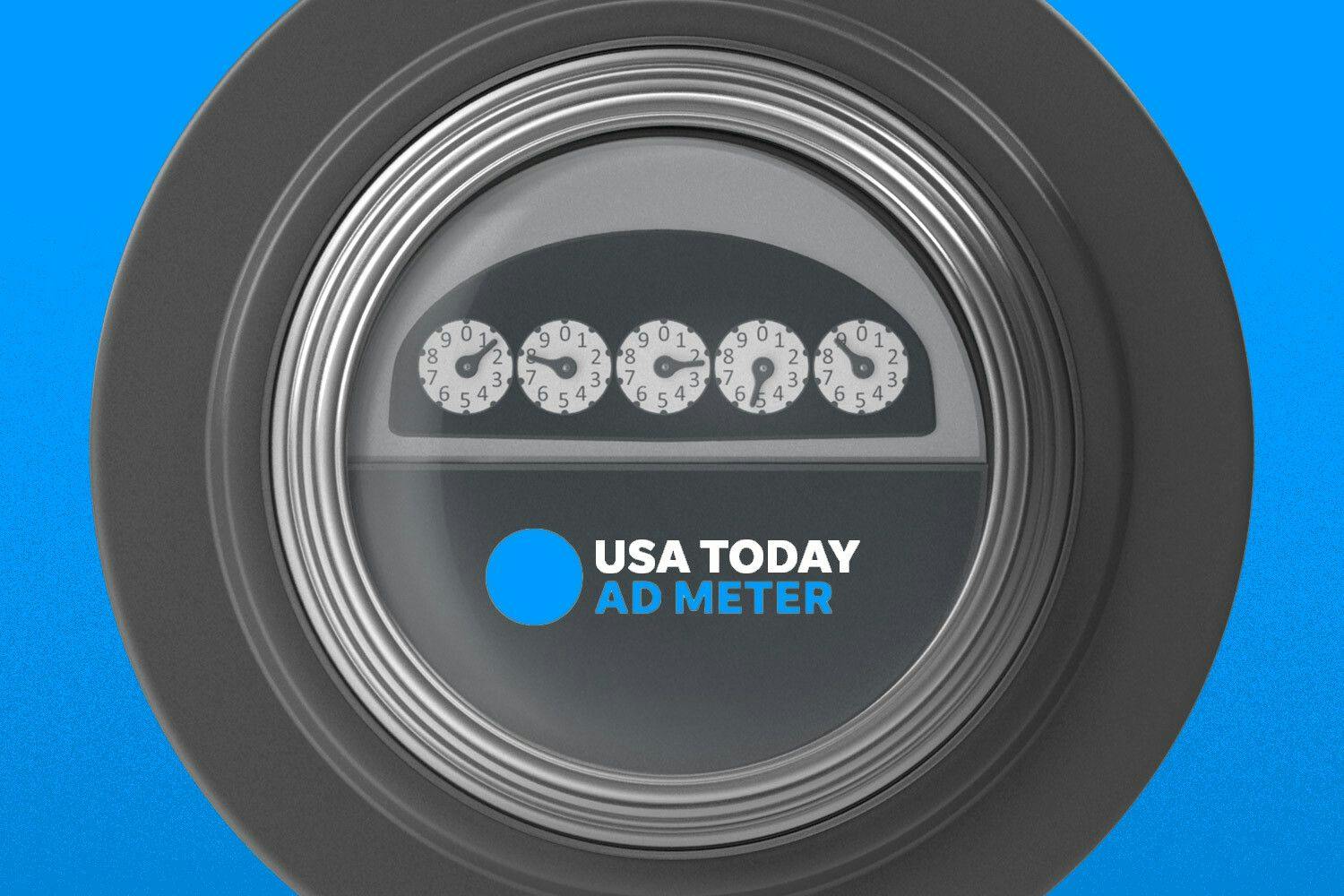 USA Today Ad Meter logo on an illustration